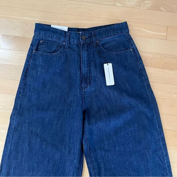 WEWOREWHAT High Rise Wide Leg Jeans in Hayes Wash 28 NWT - Picture 6 of 14